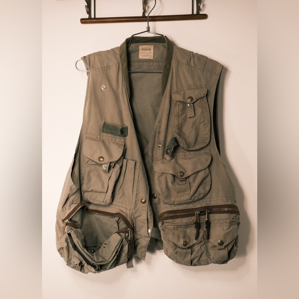 Vintage Filson Style 132 Fly Fishing Strap Vest